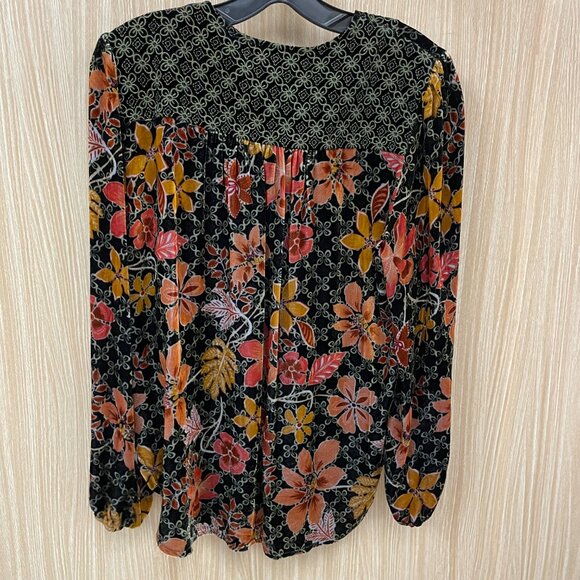 Johnny Was Black Print top size Small - Picture 5 of 6